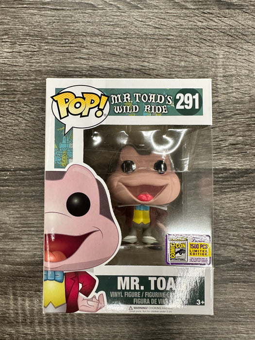 Mr.Toad #291 2017 San Diego Comic Con Limited Edition (1500pcs) Funko Pop! Mr.Toad's Wild Ride