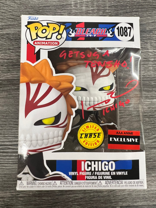 ***Signed*** Ichigo #1087 Limited Edition Chase AAA Anime Exclusive Funko Pop! Animation Bleach