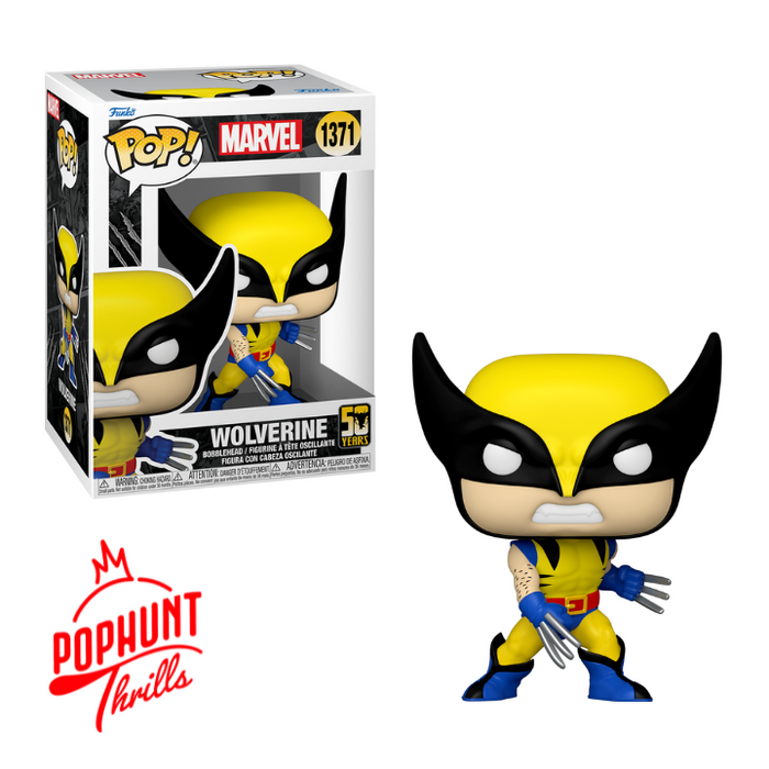 Wolverine #1371  50th Anniversary Classic Funko Pop! Marvel  X-Men