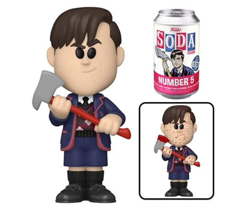Number 5 Funko Soda Figure (10,000 Pcz) The Umbrella Academy Chance for Chase