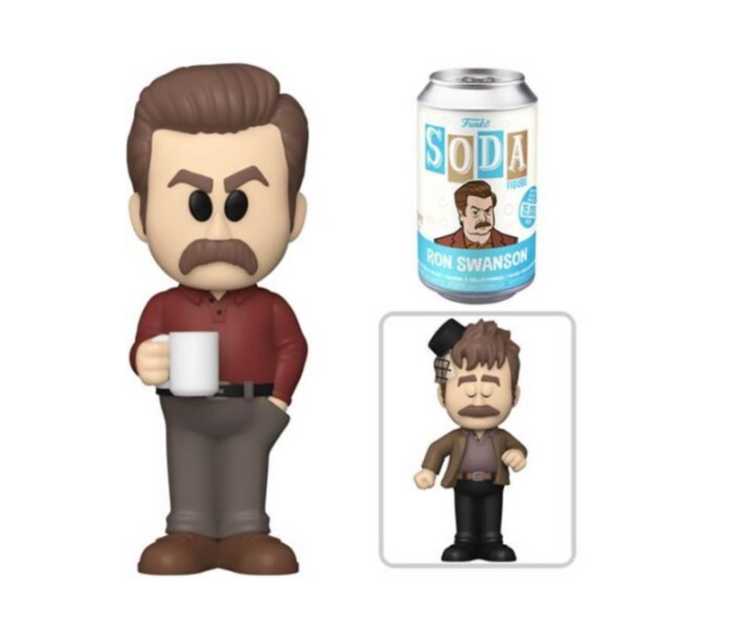 Ron Swanson Funko Soda Figure (15,000 Pcz) Parks And Recreation Chance for Chase