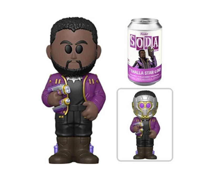 T'challa Star Lord Funko Soda Figure Marvel What If..? Chance for Chase