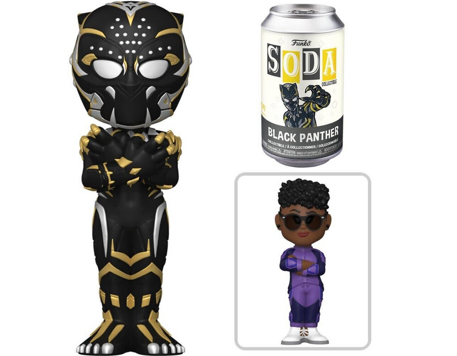 Black Panther Funko Soda Figure Marvel Wakanda Forever Chance for Chase