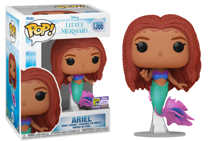 Ariel #1366 2023 San Diego Comic Con Limited Edition Funko Pop! Disney The Little Mermaid