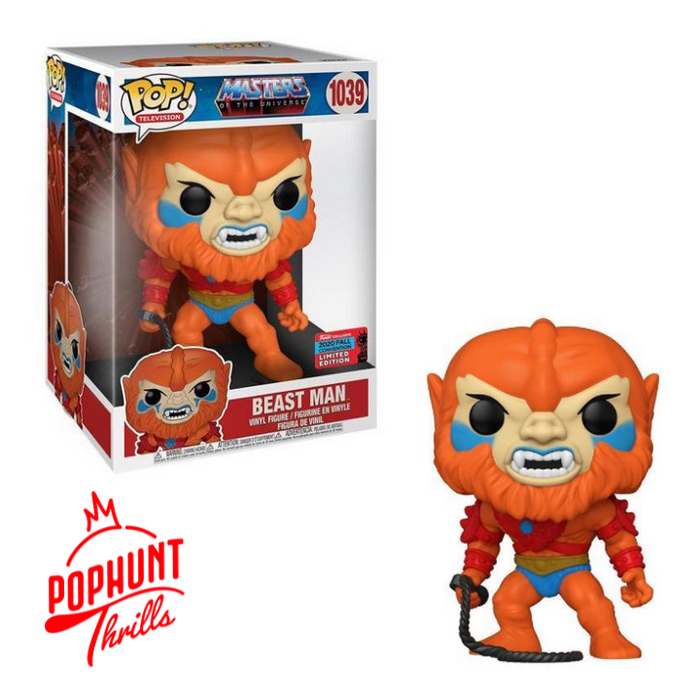 Beast Man #1039 2020 Fall Convention Exclusive Limited Edition Funko Pop! Television Masters Of The Universe