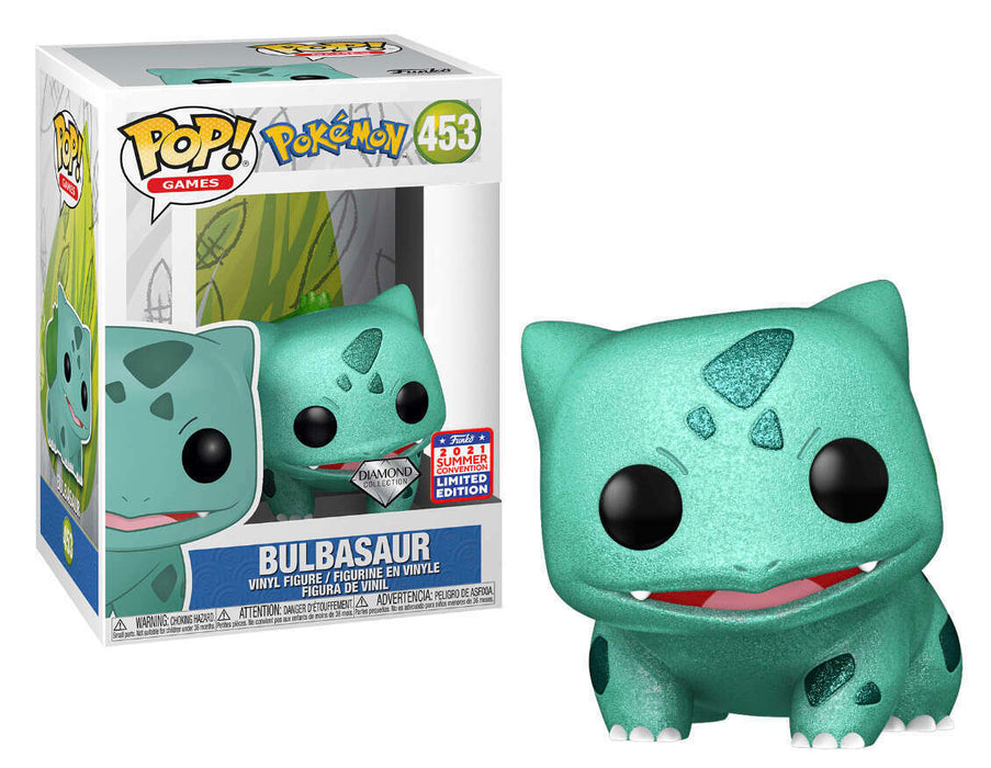 Bulbasaur #453 Diamond Collection Funko 2021 Summer Convention Limited Edition Exclusive Funko Pop! Games Pokémon