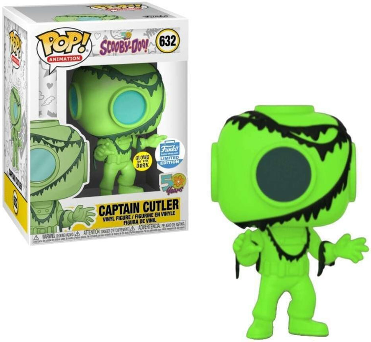 Captain Cutler #632 Glow In The Dark Funko Shop Exclusive Funko Pop! Animation Scooby-Doo!