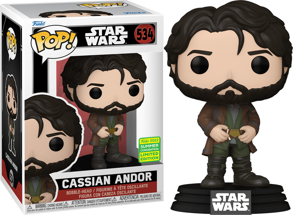 Cassian Andor #534 2022 Summer Convention  Limited Edition Funko Pop! Star Wars