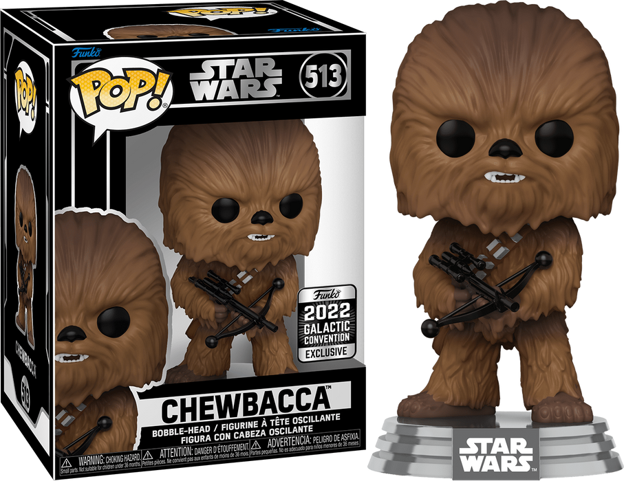 Chewbacca #513 2022 Galactic Convention Exclusive Funko Pop! Star Wars