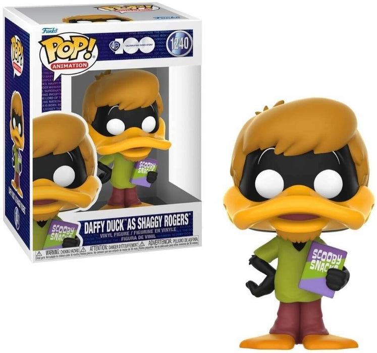 Daffy Duck as Shaggy Rogers #1240 Funko Pop! Animation WB 100