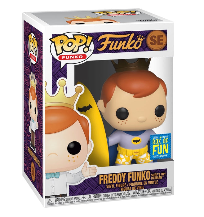 Freddy Funko Surf's Up! Batman #SE 2019 Box Of Fun Exclusive Funko Pop! Funko