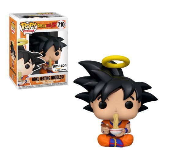 Goku (Eating Noodles) #710 Amazon Exclusive Funko Pop! Animation Dragon Ball Z