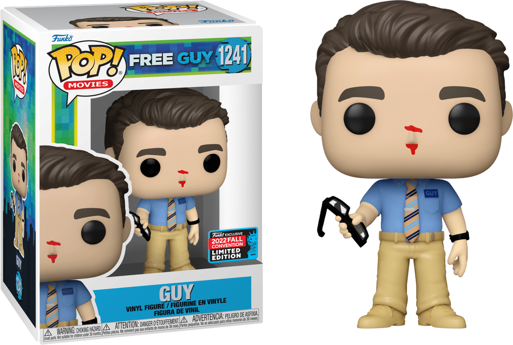 Guy #1241 2022 Fall Convention Limited Edition Funko Pop! Movies Free Guy