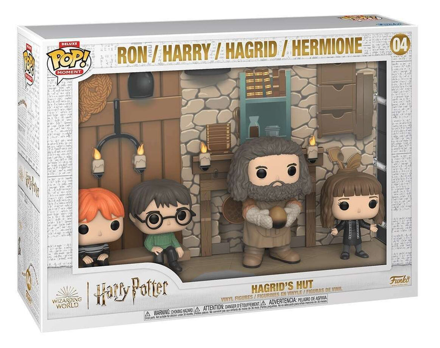 Hagrid's Hut #04 Ron/Harry/Hagrid/Hermione Funko Pop! Deluxe Moment Harry Potter