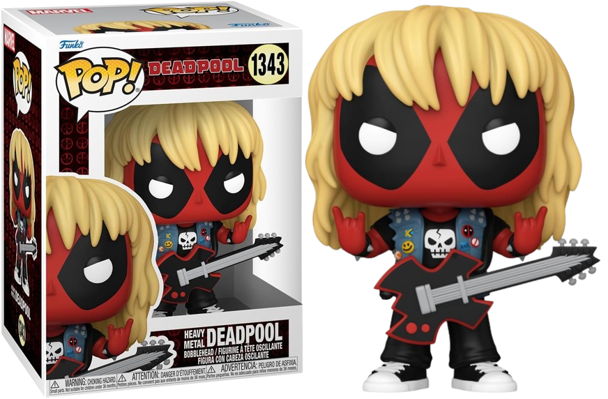Heavy Metal Deadpool #1343 Funko Pop! Marvel Deadpool — Pop Hunt Thrills