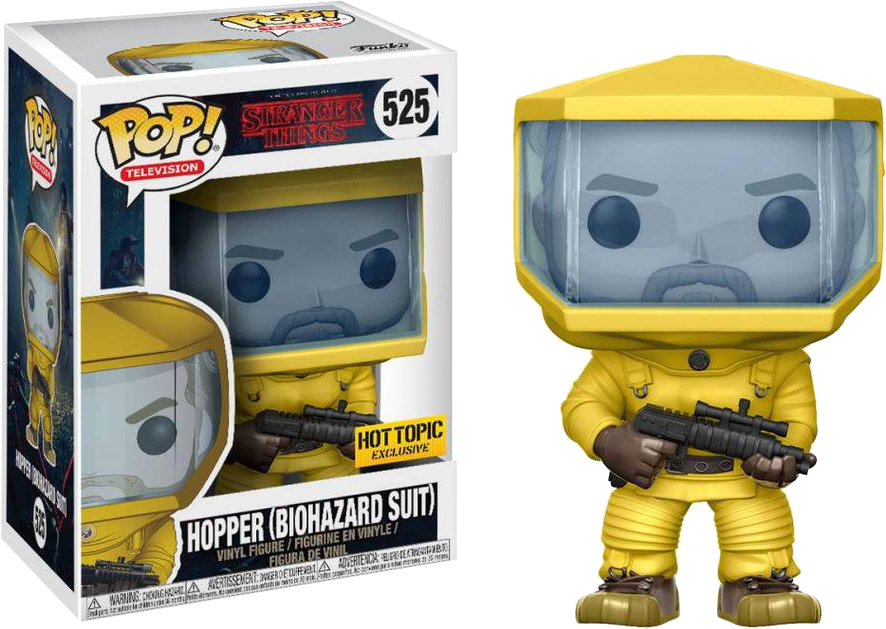 Hopper (Biohazard Suit) #525 Hot Topic Exclusive Funko Pop! Television Stranger Things