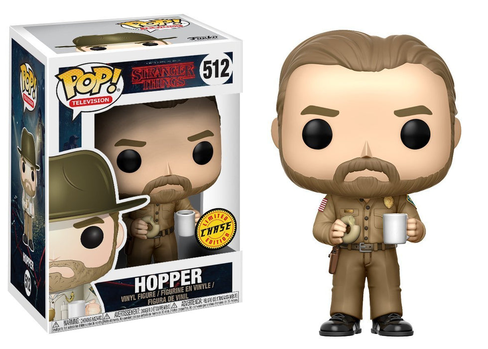 Hopper #512 Limited Edition Chase Funko Pop! Television Stranger Things