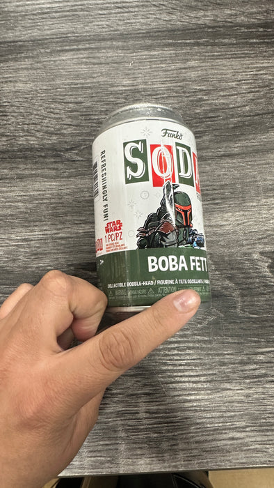 Boba Fett Soda New Sealed 2022 Anaheim Star Wars Celebration Funko Figure