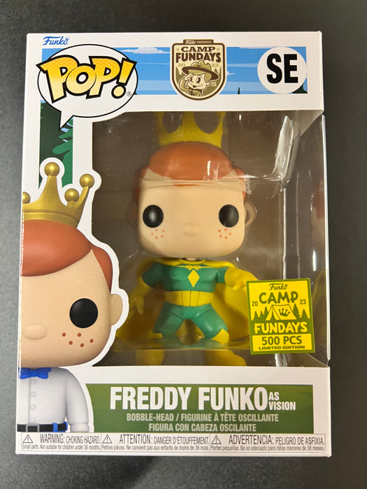 Freddy Funko As Vision #SE 2023 Camp Fundays (500 Pcs) Funko Pop! Camp FunDays