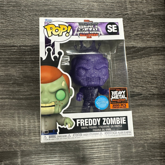 Freddy Zombie 2023 Funko Heavy Metal Halloween (Limited Edition 3000 Pcs) Glitter Funko Pop!