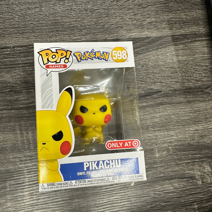 Pikachu #598 Target Exclusive Funko Pop! Games Pokémon Wrong Sticker****