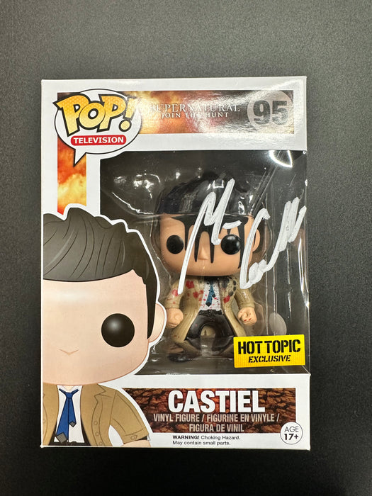 ***Signed*** Castiel #95 Hot Topic Exclusive Funko Pop! Television Supernatural Join The Hunt