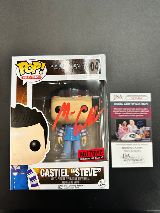 ***Signed*** Castiel #304 Hot Topic Exclusive Pre-Release Funko Pop! Television Supernatural Join The Hunt