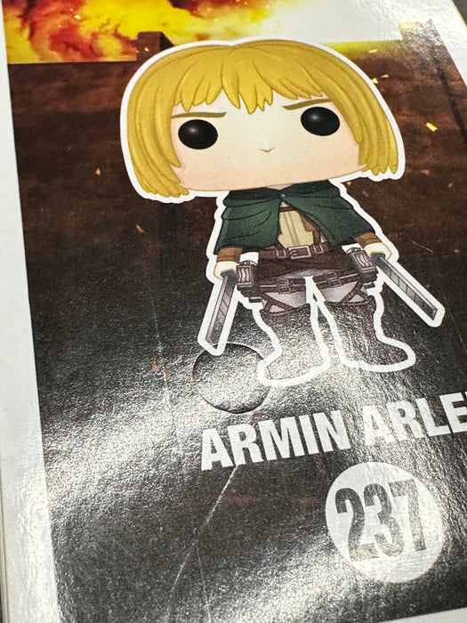 ***Signed***Armin Arlelt #237 FYE Exclusive Funko Pop! Animation Attack On Titan