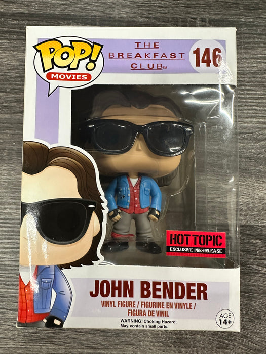 John Bender #146 Hot Topic Exclusive Pre-Release Funko Pop! Movies The Breakfast Club