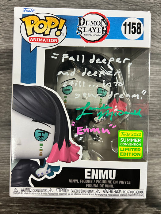 ***Signed*** Enmu #1158 2022 Summer Convention Limited Edition Funko Pop! Animation Demon Slayer