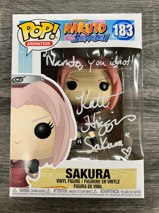 ***Signed*** Sakura #183 Funko Pop! Animation Naruto Shippuden