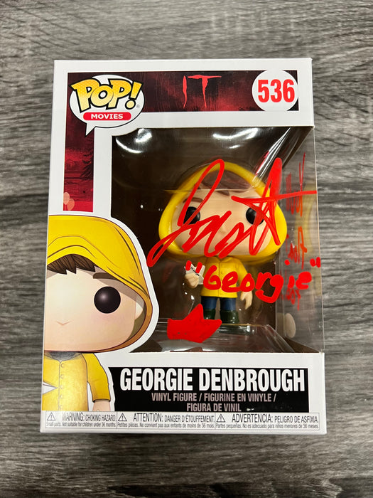 ***Signed*** Georgie Denbrough #536 Funko Pop! Movies IT