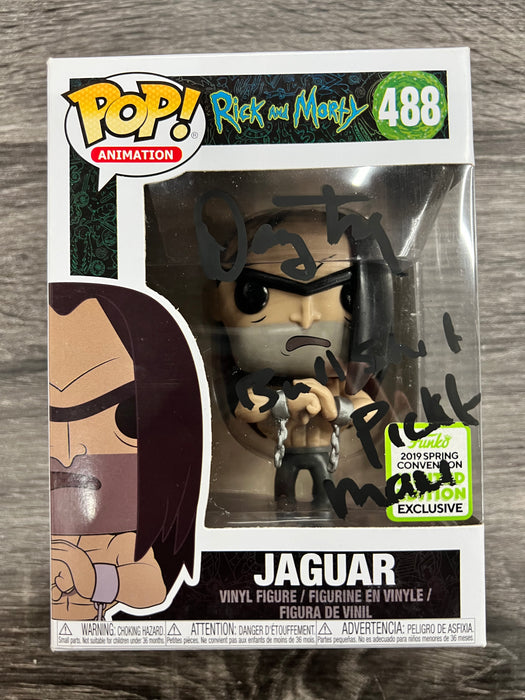 ***Signed***Jaguar #488 2019 Spring Convention Limited Edition Funko Pop! Animation Rick And Morty