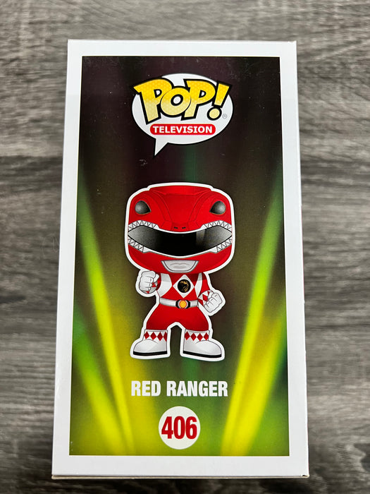 ***Signed*** Red Ranger #406 Funko Pop! Television Mighty Morphin Power Rangers