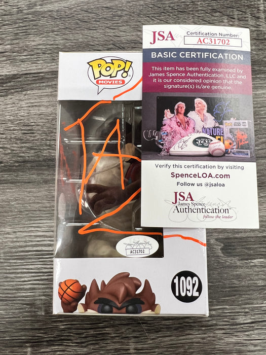 ***Signed*** Taz #1092 Flocked Only @ Walmart Funko Pop! Movies Space Jam A New Legacy