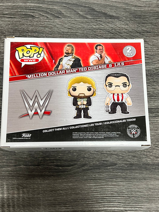 "Million Dollar Man" Ted DiBiase & I.R.S. (2-Pack) Walgreens Exclusive Funko Pop! WWE