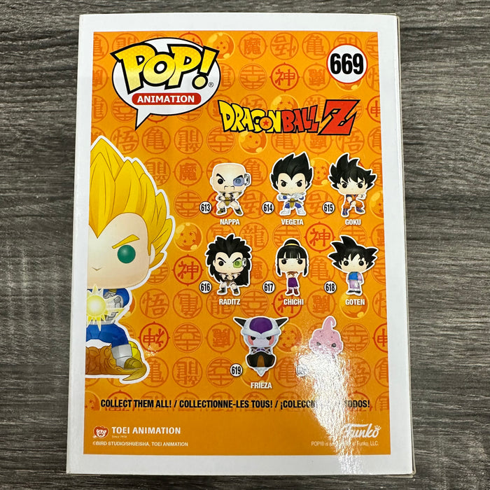 ***Signed*** Vegeta #669 2019 Fall Convention Limited Edition Funko Pop! Animation Dragon Ball Z