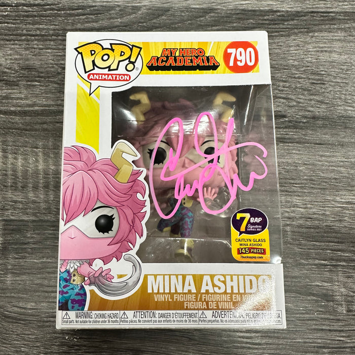 ***Signed*** Mina Ashido #790 145 Piece 7BAP Signature Series 2021 Funko Pop! Animation My Hero Academia