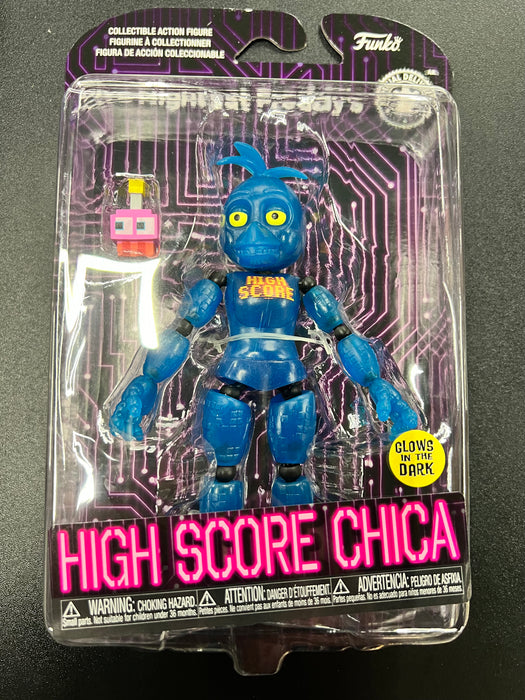 High Score Chica Glow In The Dark Freddy Five Nights At Freddy's Funko Figure