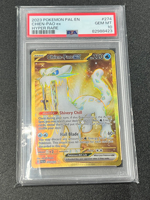 Chein-Pao EX 274/193 Pal En Hyper Rare Pokemon Card PSA Mint 10