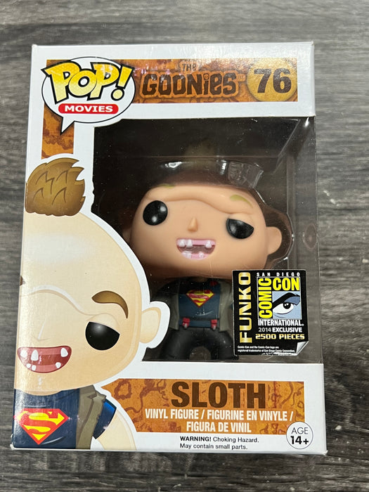 Sloth (Superman Shirt) #76 2014 San Diego Comic Con (2500 Pcs) Funko Pop! Movies The Goonies
