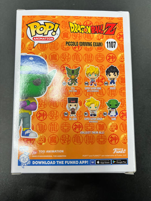 ***Signed*** Piccolo (Driving Exam) #1107 FYE Exclusive Funko Pop! Animation Dragon Ball Super