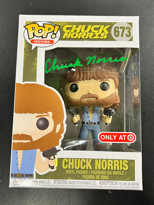 ***Signed*** Chuck Norris #673 Only @ Target Funko Pop! Movies Chuck Norris