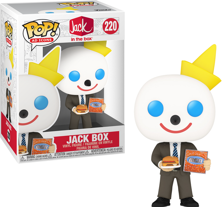Jack Box #220 Funko Pop! Ad Icons Jack In The Box
