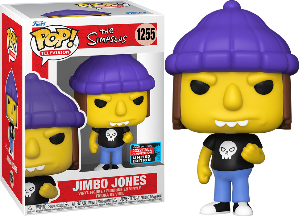 Jimbo Jones #1255 2022 Fall Convention Limited Edition Funko Pop! Television The Simpsons