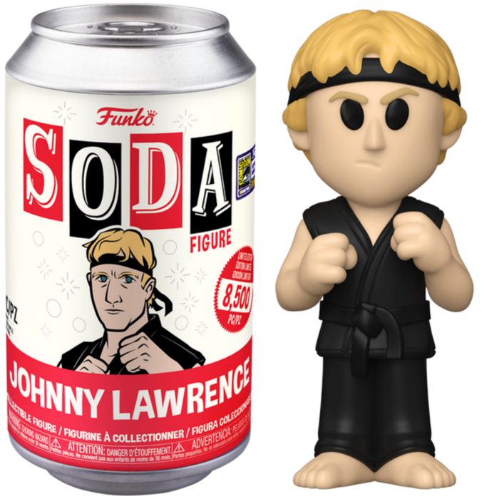 Johnny Lawrence 2023 SDCC Limited Edition (8,500 Pcs) Funko Soda Opened Can Common