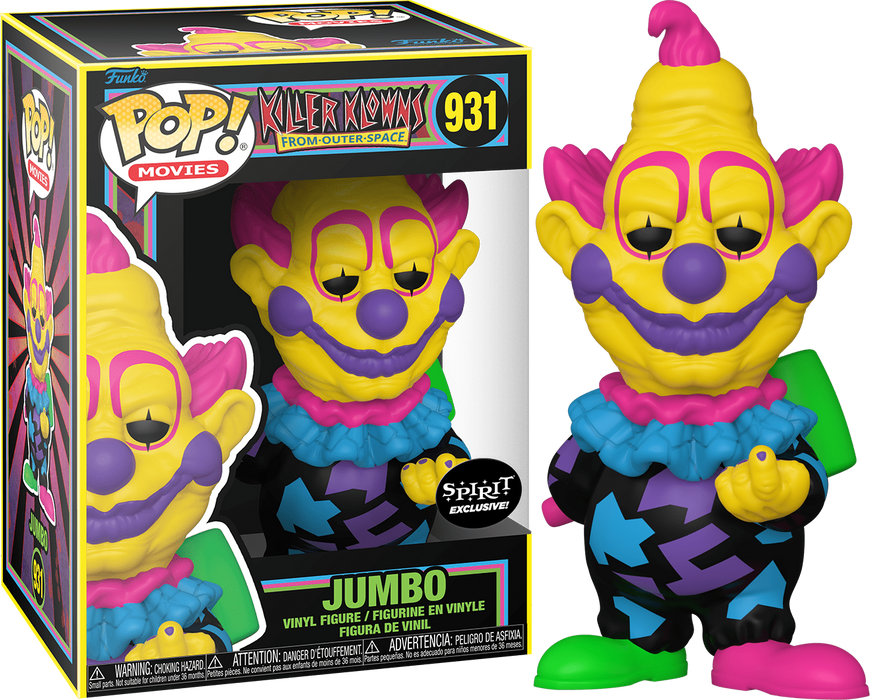 Jumbo #931 Spirit Halloween Exclusive Funko Pop! Movies Killer Klowns From Outer Space
