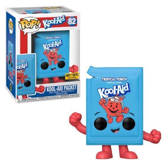 Blue Kool-Aid Packet #82 Hot Topic Exclusive Funko Pop! Kool-Aid