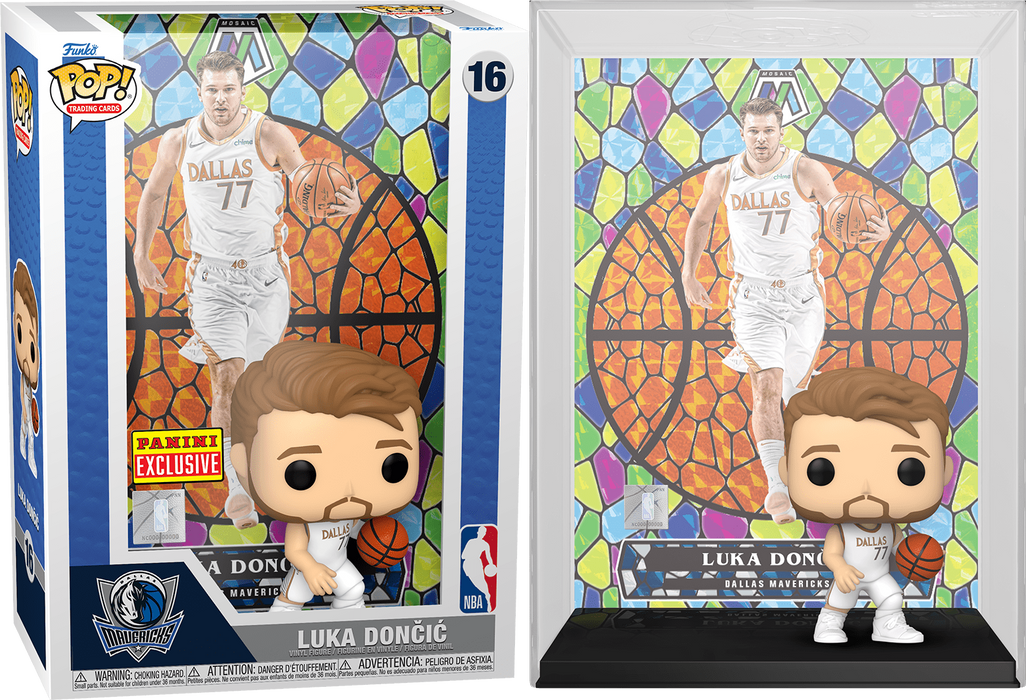 Trading Cards Luka Doncic (Mosaic) #16 Panini Exclusive Funko Pop! Basketball NBA Dallas Mavericks
