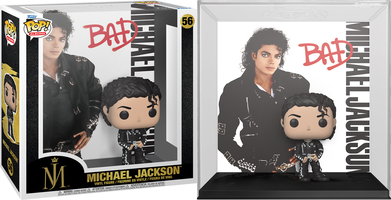 Michael Jackson #56 Funko Pop! Albums Bad Michael Jackson